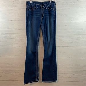Ariat Denim Turquoise Dark Wash Boot Cut Jeans